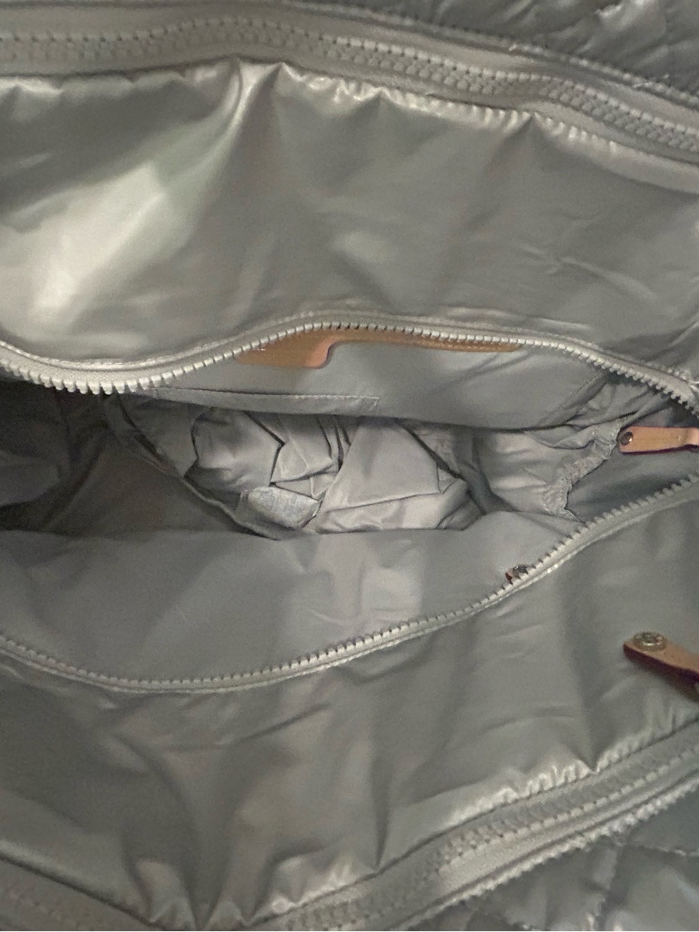 BNWT MZ Wallace large empire tote in oyster - Picture 3 of 8